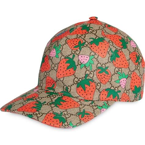 gucci cap mit erdbeeren|gucci gg canvas hat.